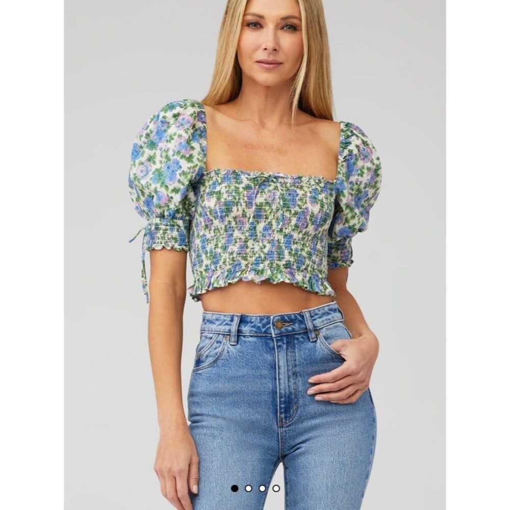 For Love and Lemons Bridget Crop Top